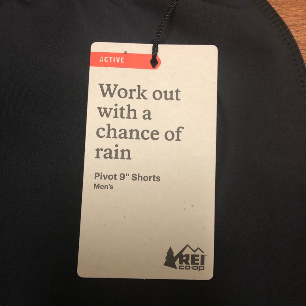 Men’s REI Pivot 9” shorts black